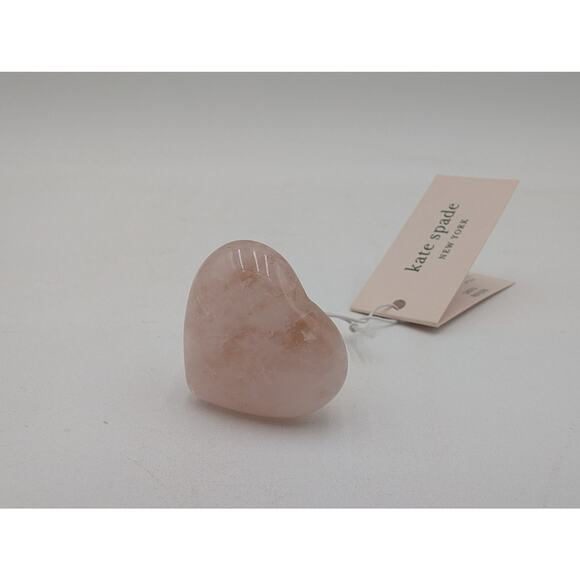 NWT Kate Spade Pink Open Heart Ring Size 6 WBRUH565 - Picture 4 of 5